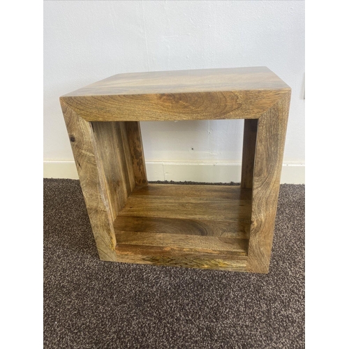 Wooden Box Table 17"x17"x17"