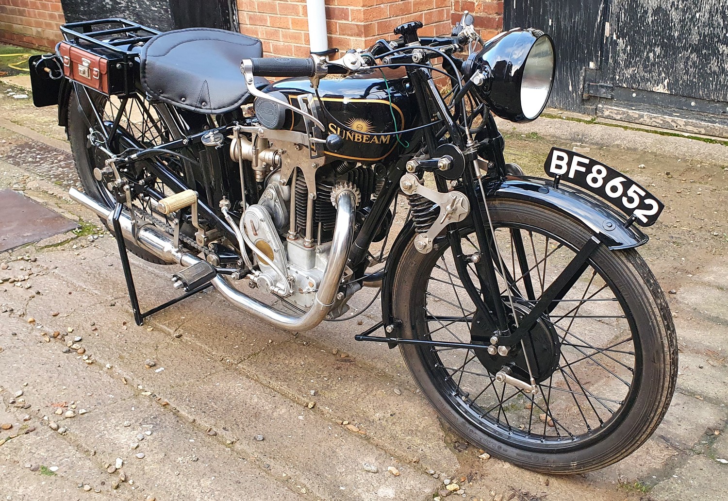 1929 Sunbeam Model 90, 493 cc. Registration number BF 8652 (non ...