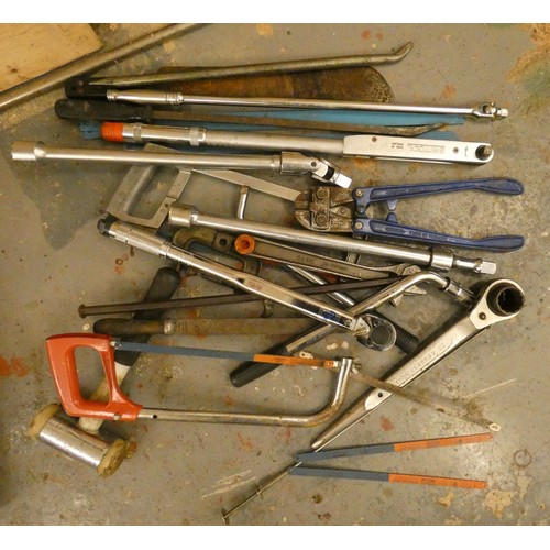 44 - Two torque wrenches and other tools.