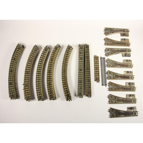 A quantity of Hornby OO gauge 3- rail track