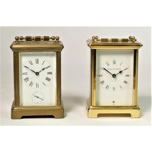 A Watches of Switzerland 8 day manual wind carriage clock 11... Barnebys