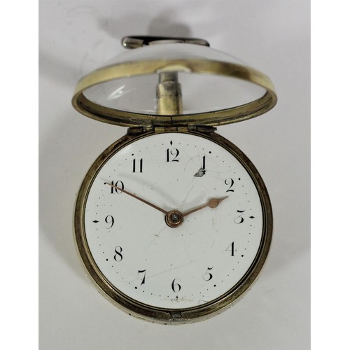11 - John Cordon or Gordon, London, a George III silver gilt pair cased repeating fusee pocket watch, Lon... 