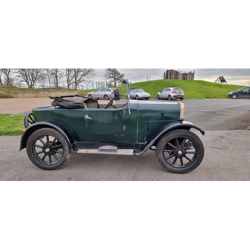 428 - 1928 Triumph Super Seven two seater de Luxe, 832cc. Registration number WW 5202. Chassis number 5282... 