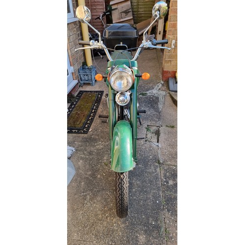 527 - 1959 Excelsior Universal, 150cc. Registration number 382 UXE (non transferrable) Frame number PU9/67... 