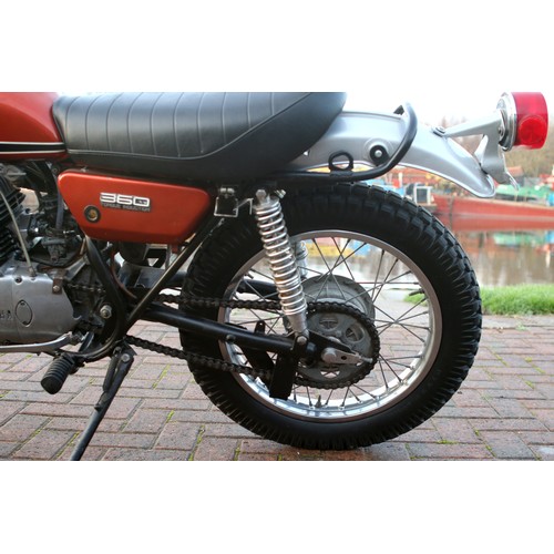 535 - 1972/3 Yamaha RT3-360, 351cc. Registration number NOVA 18E147956 (see text). Frame number RT1-132071... 