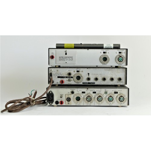 144 - A Shure Level-Loc Audio Level Controller (model No M62), a Shure Professional Microphone Mixer (mode... 
