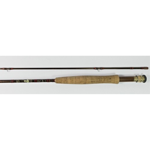 275 - A Greys of Alnwick Prior 2 piece 9' #5/6 carbon fibre fly rod, case and a Grays of Alnwick Missionar... 