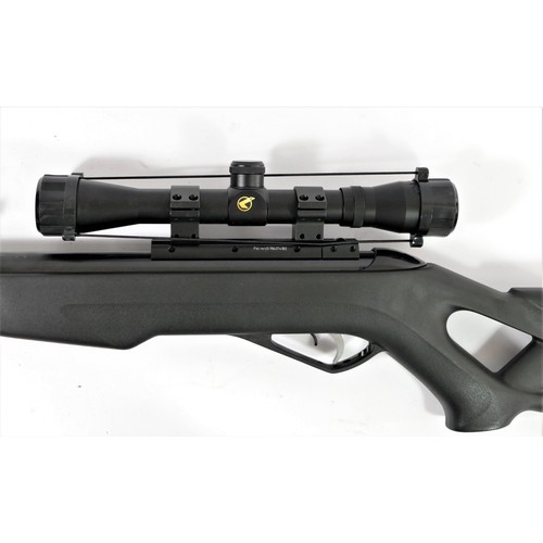 388 - A Gamo Whisper IGT Air Rifle - .22 cal. with riflescope, box ammo and gas cartridges, very lightly u... 
