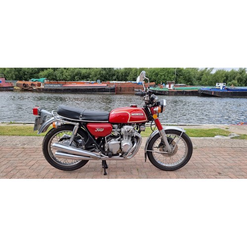 602 - 1972 Honda CB350F/Four, 347cc. Registration number HVG 524L. Frame number CB350F-1025797. Engine num... 