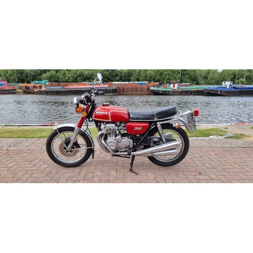602 - 1972 Honda CB350F/Four, 347cc. Registration number HVG 524L. Frame number CB350F-1025797. Engine num... 