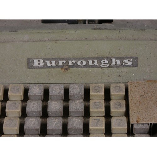 30 - A Burroughs ABC calculator, together with a Gross cash draw (B/303543) (2)