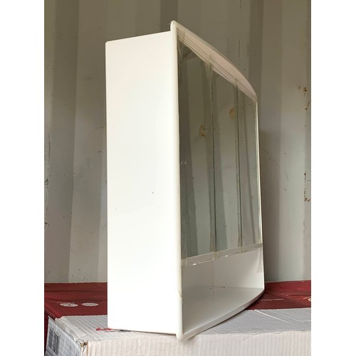 26 - Thirty Jokey Lymo bathroom cabinets, with mirrored front, boxed, 58cm x 15cm x 49cm, boxed, new old ... 