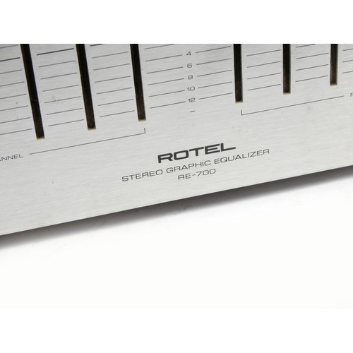 38 - A Rotel RE-700 stereo equalizer (serial number: 156937).