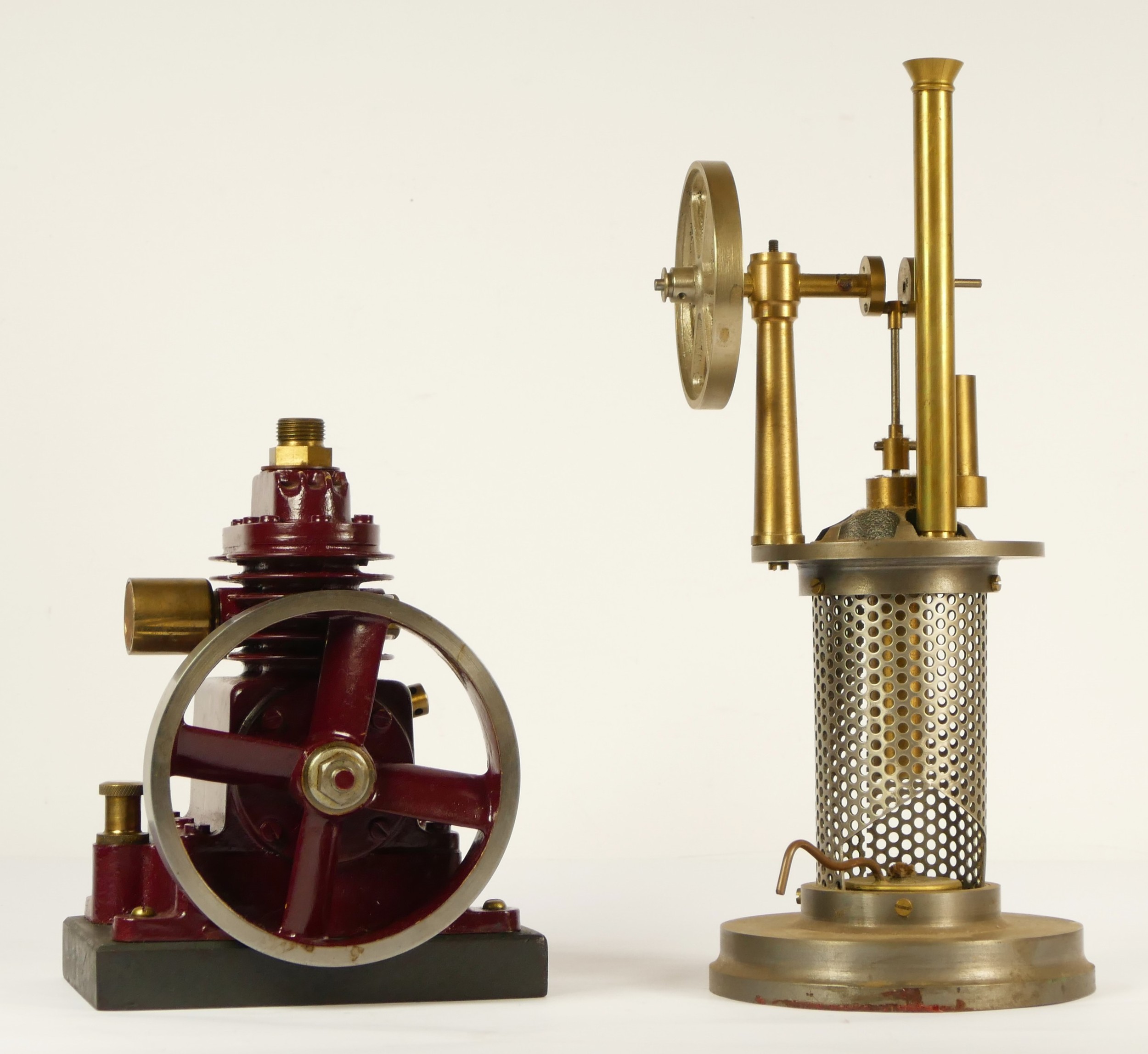 Stuart Turner maroon compressor engine, with 4.5 inch heavy ...