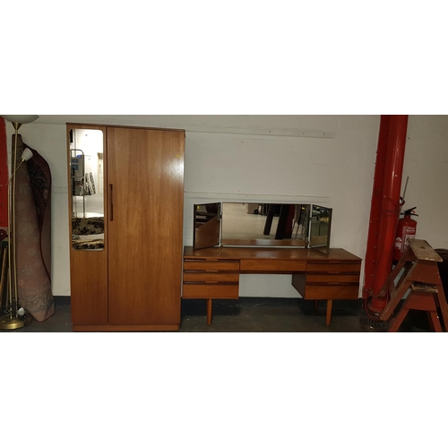 Avalon Teak Wardrobe And Dressing Table