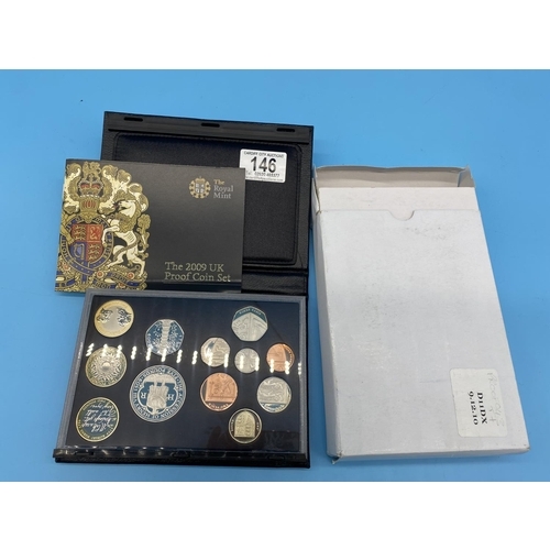 146 - The Royal Mint 2009 UK Proof Coin Set - including Kew Gardens 50p