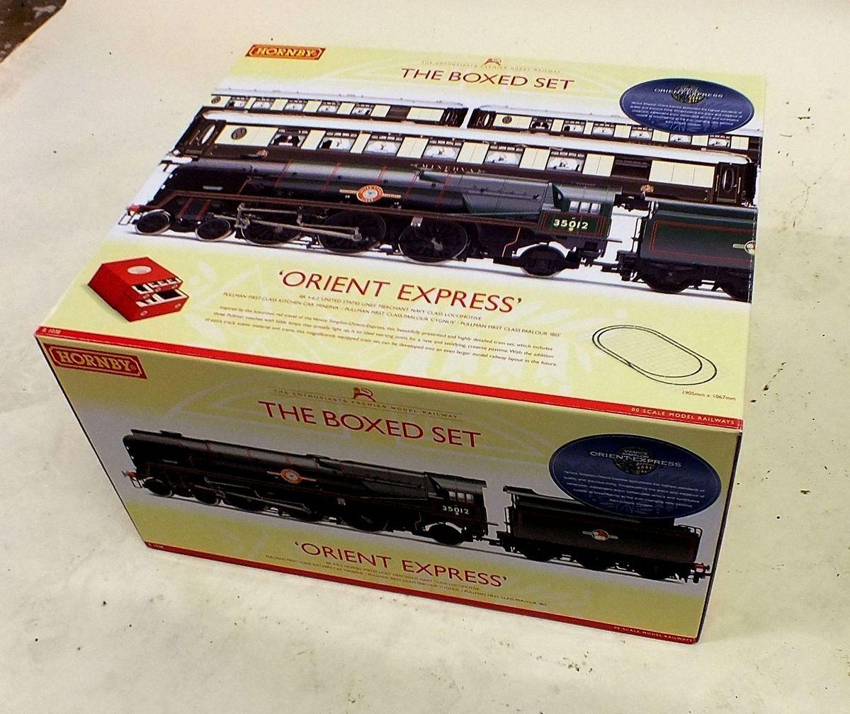 A Hornby Orient Express train set R1038, in original box. Condition is
