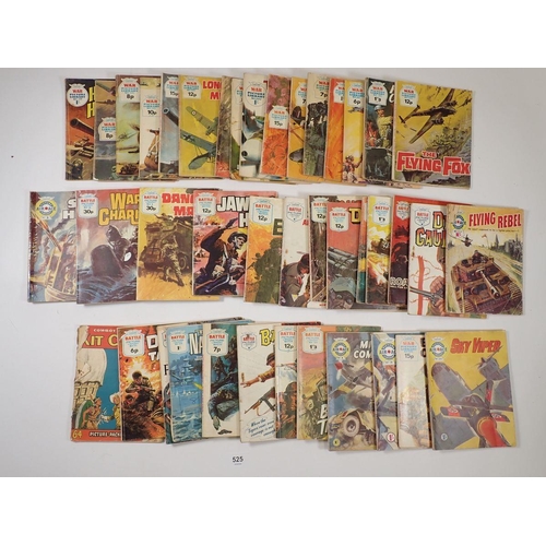 525 - A quantity of Fleetway Library war comics