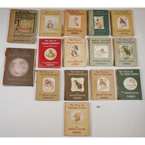 544 - A group of vintage Beatrix Potter books