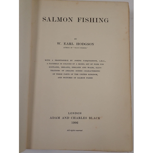 549 - A Book of Fishing Stories by F G Aflalo 1913 and Salmon Fishing by W Earl Hodgson