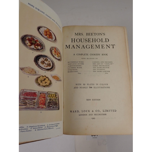 551 - Mrs Beeton's Household Management 1923