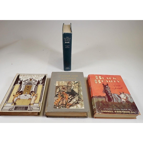 554 - The Romance of King Arthur illustrated by Arthur Rackham (later edition) with three titles illustrat... 