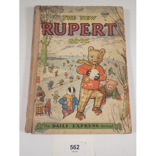 562 - Two New Rupert Book 1951 annuals