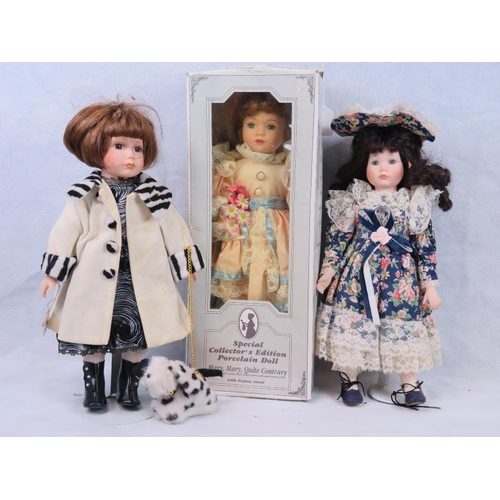 regency fine arts porcelain dolls