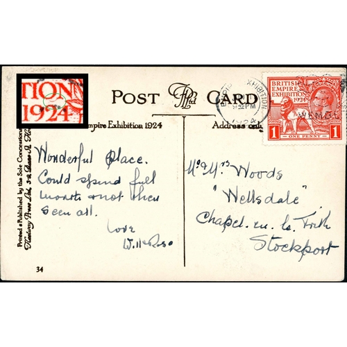 1924/25 WEMBLEY RANGE ON PAGES - mint and used examples both line and ...