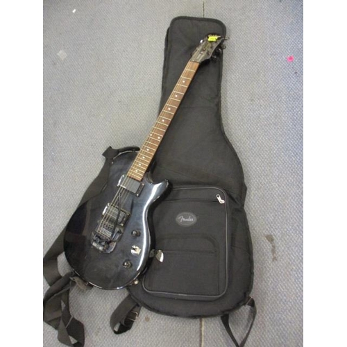 Electric Lead Guitar Bag - Bourne End Auction Rooms General Sale Of Furniture Effects Lot 64