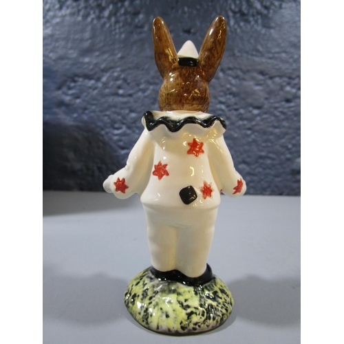 22 - A Royal Doulton Clown Bunnykins figurine, DB129, produced exclusively for UK1 Ceramics Ltd in a spec... 