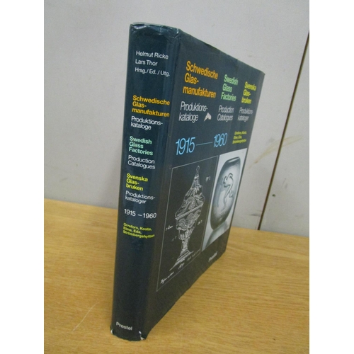 298 - Glass Design Interest - a book - Swedish Glass Factories Production Catalogues 1915-1960, Helmut Ric... 