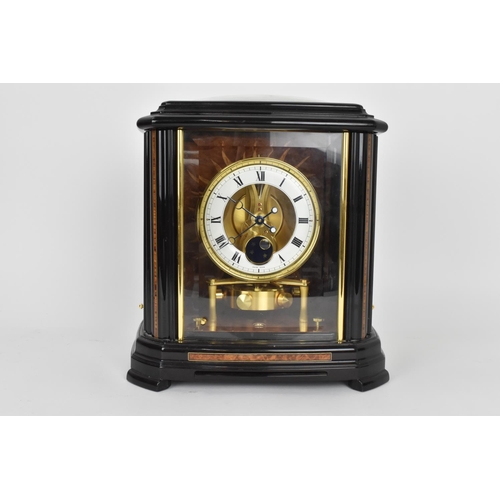 51 - A Jaeger Le Coultre, extremely fine and rare special edition Atmos clock, ref 226 with a sliding pan... 