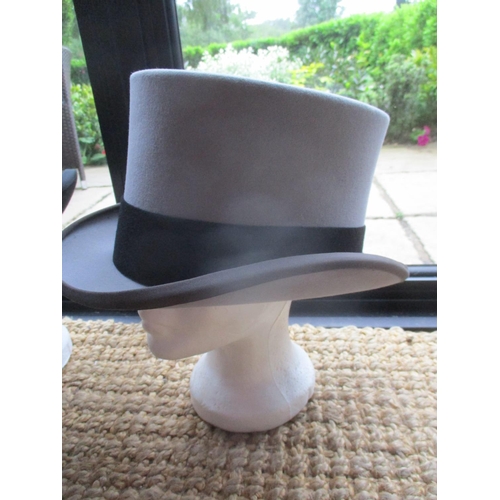 Hacket black brushed fur hat size 