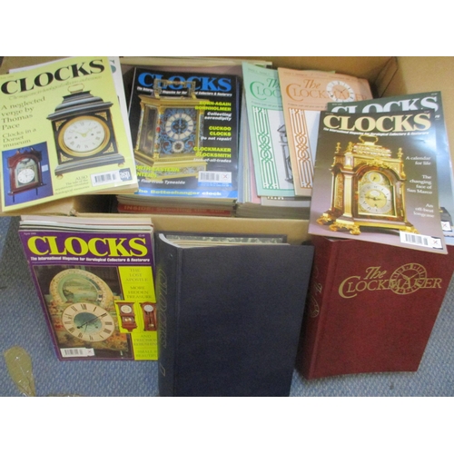 A collection of clock magazines, mainly from the 1990s Barnebys