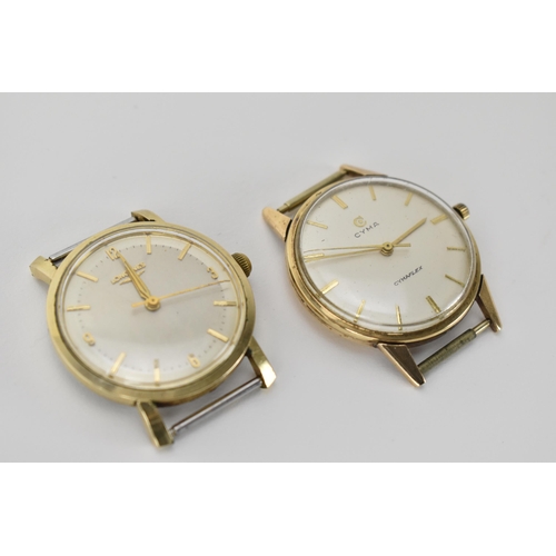 37 - A gents 17 jewel Longines gold plated wristwatch having a silvered dial with baton hour markers and ... 