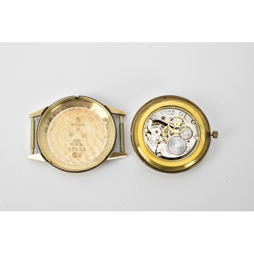 37 - A gents 17 jewel Longines gold plated wristwatch having a silvered dial with baton hour markers and ... 
