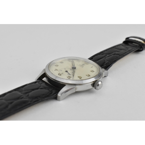 24 - A 1950/60s gents Tudor 'Rose' Oyster manual wind stainless steel wristwatch, ref.4540, having a whit... 