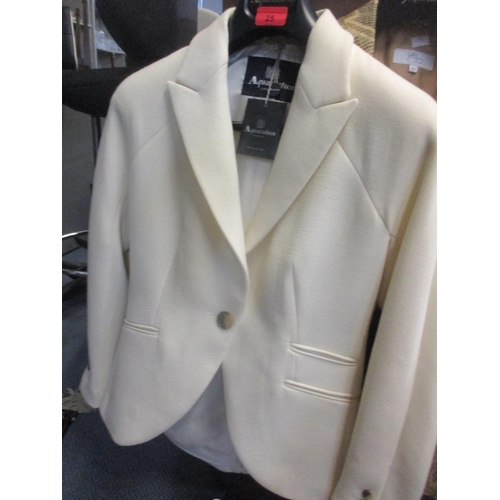 25 - A ladies Aquascutum cream jacket, new with tags, size 10 Regular, together with four other jackets i... 