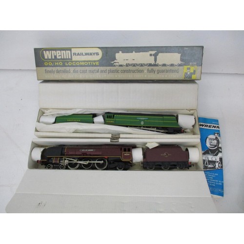 6 - A Wrenn 00 gauge boxed locomotive and a Hornby one, a Winston Churchill 4-6-2 BR Green W2265 box wit... 