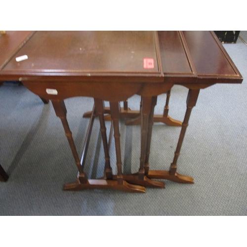 55 - A reproduction mahogany nest of three tables
Location: A4F