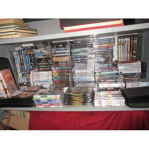 54 - A quantity of DVD's to include various sets including The Last of The Summer Wine, Cheers, The Rockf... 