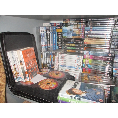 54 - A quantity of DVD's to include various sets including The Last of The Summer Wine, Cheers, The Rockf... 