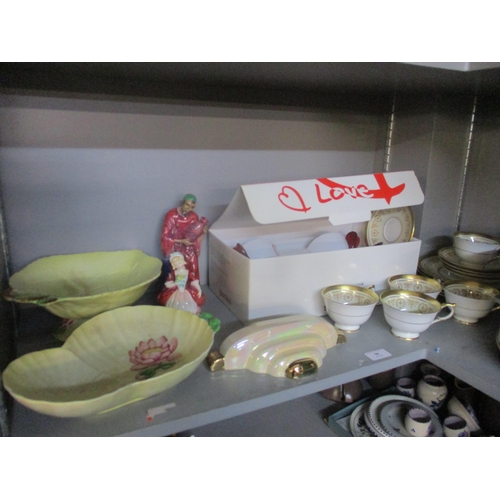 59 - Ceramics to include Carltonware Cabbage Leaf, Aynsley Gold Dowry, Guzzini coffee cups and saucers, a... 