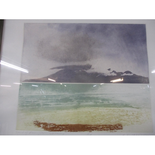 61 - Donald Wilkinson - Sound of Rhum - Storm Approaching/Storm Clearing, two silkscreen artists proof pr... 