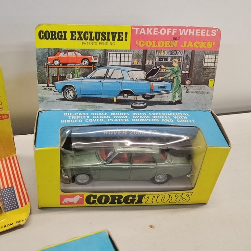 12 - A group of three boxed Corgi cars to include the Corgi 262 Lincoln Continental Executive Limousine, ... 