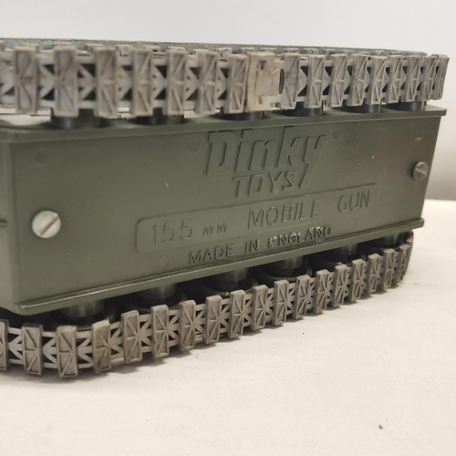 9 - A group of four Dinky Toys Military Vehicles to include the Dinky No.699 Leopard Recovery Tank boxed... 