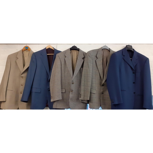 53 - Five gents jackets to include Cerruti 1881 and Jaeger in varying sizes 46R,48R and 50R
Location: Rai... 