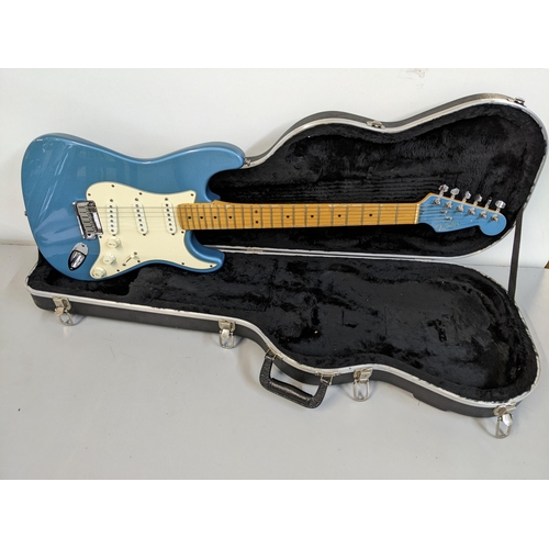 A Fender Stratocaster made in USA serial number N569481, 1995, with a Fender carrying case
Location: LAF