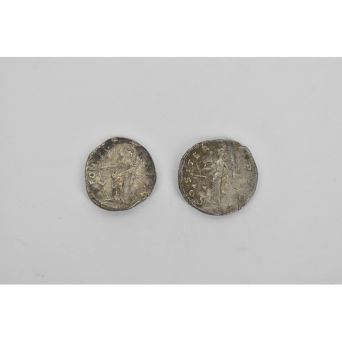 13 - Early Roman Empire - Vespasian (AD69-79) silver Denarius laureate head, right, 3g, 18mm, Hadrian (AD... 